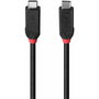 Câble USB-C vers USB-C LINDY Noir 1 m