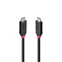 Câble USB-C vers USB-C LINDY Noir 1 m