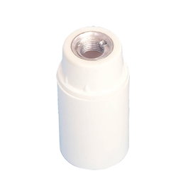 GSC Evolution Porte-lampe lisse en bakélite blanc E14