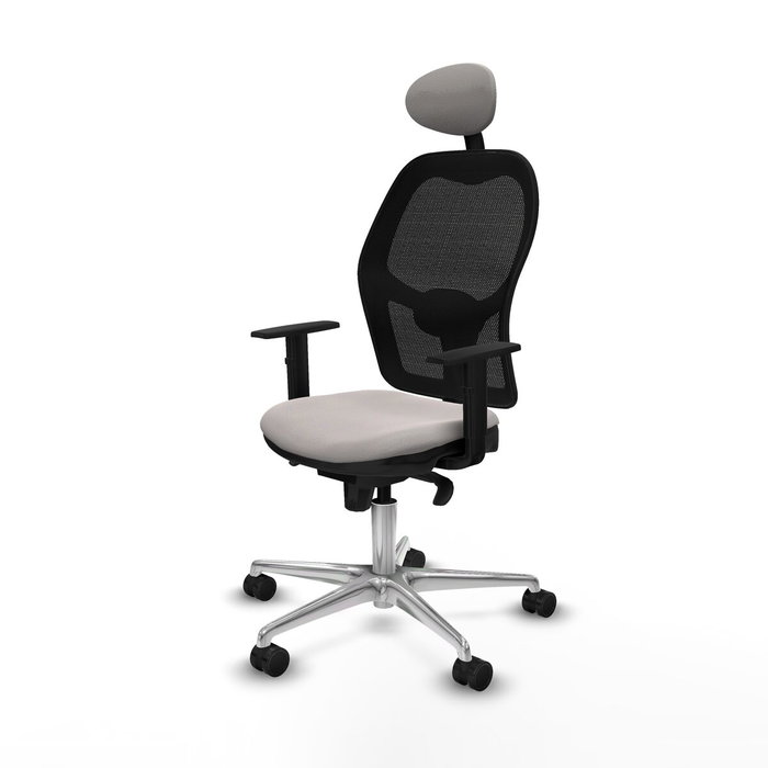 Piqueras y Crespo Chaise de Bureau avec Appui-tête Jorquera 1D086N1 Blanc