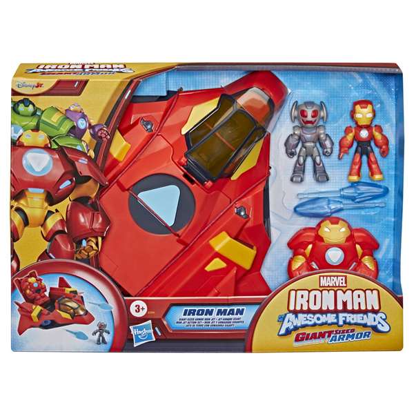 Hasbro Marvel Iron Man Jet Géant et Armure Mecha Hasbro Marvel Iron Man Jet Géant et Armure Mecha