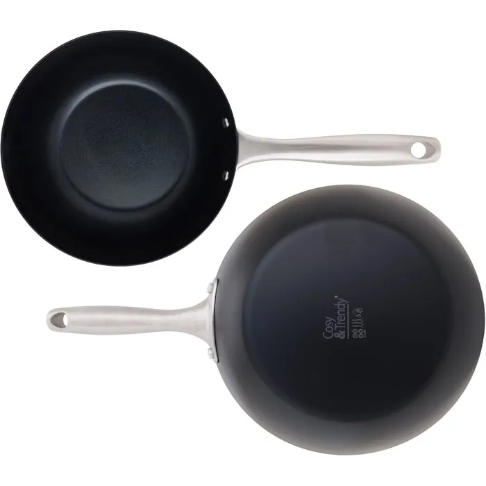Cosy & Trendy Fusion Pro Wok 22,5 cm en acier carbone