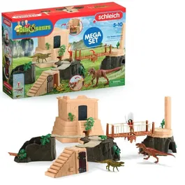 Schleich 42656 Dinosaurs - Grande conquête du temple perdu, Playset avec figurines, pour enfants dès 4 ans