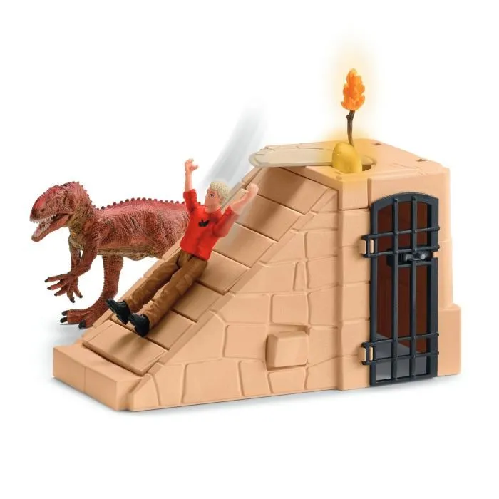 Schleich 42656 Dinosaurs - Grande conquête du temple perdu, Playset avec figurines, pour enfants dès 4 ans