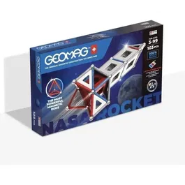 Geomag Classic Panels - Jeu de Construction Magnétique Fusée NASA - 103 Pièces - Jouet Magnétique Éducatif dès 3 ans