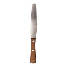 Bifull Spatule pour cire en acier inoxydable avec manche en bois