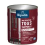 Ripolin Peinture Multi-Supports Couleur Rouge Basque RAL 3004 Mat 2 Litres - Pour Bois, Métal, Béton - Résistante aux UV et Intempéries