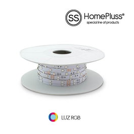 HomePluSS Rouleau de ruban LED RGB 50m 7,2W/m IP20