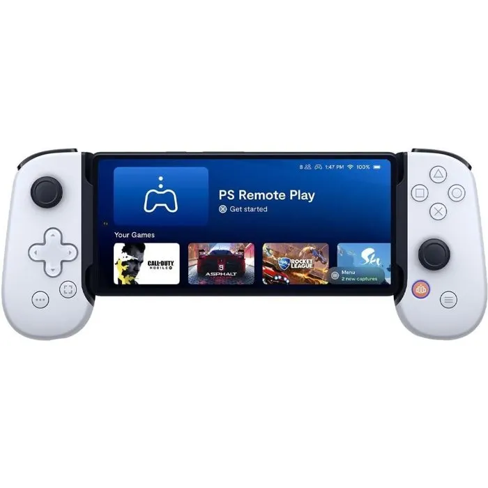 Backbone Manette de Jeu pour Android et iPhone 15, USB-C Filaire, Faible Latence, Prise Casque 3.5 mm et Charge Pass-Through, Application Backbone Incluse