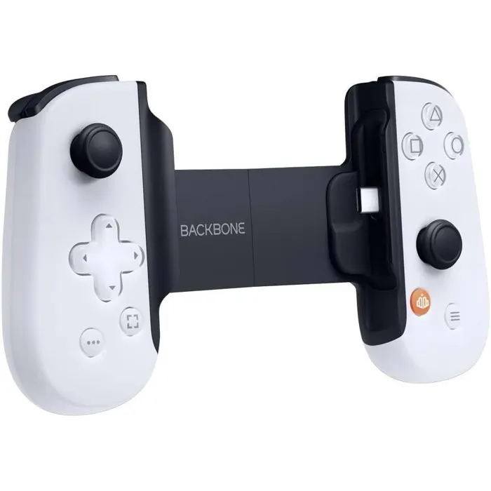 Backbone Manette de Jeu pour Android et iPhone 15, USB-C Filaire, Faible Latence, Prise Casque 3.5 mm et Charge Pass-Through, Application Backbone Incluse