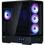 ZALMAN Boîtier PC Gamer P50 DS Moyen Tour ATX Noir avec Panneau en Verre Trempé, 4 Ventilateurs A-RGB, Ports USB-C et USB 3.0 et Affichage HD