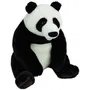 Jemini Peluche Panda JEMINI Plush, 45 cm, peluche douce pour enfant à partir de 12 mois, blanc