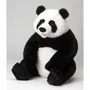 Jemini Peluche Panda JEMINI Plush, 45 cm, peluche douce pour enfant à partir de 12 mois, blanc