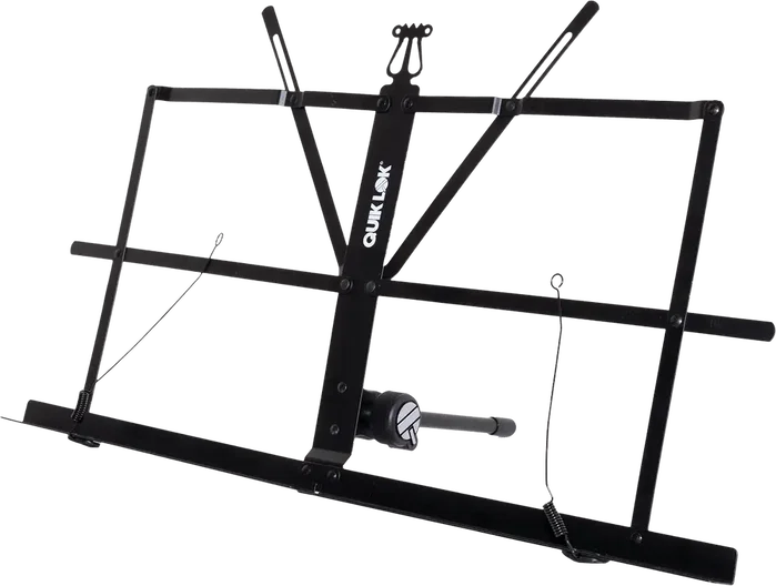 QUIKLOK Support pliable pour table en métal noir 41x23 cm Atril QUIKLOK Support pliable pour table en métal noir 41x23 cm Atril