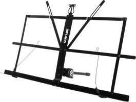 QUIKLOK Support pliable pour table en métal noir 41x23 cm Atril