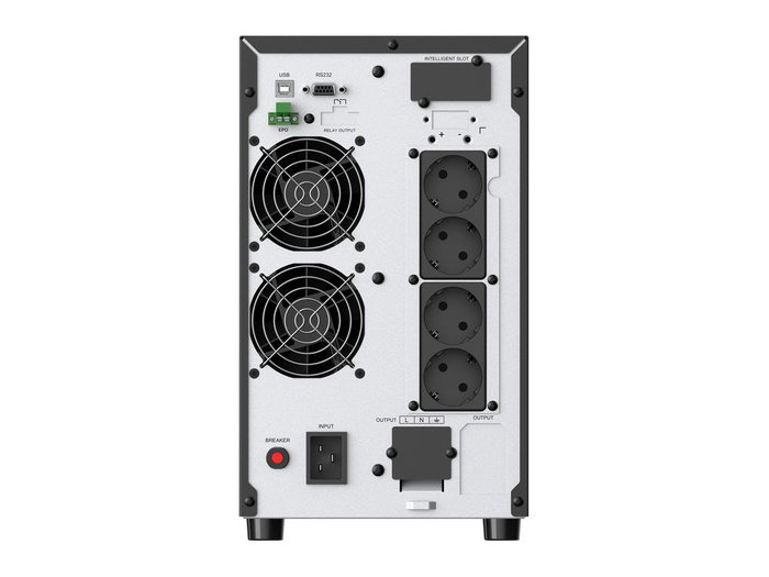 Conceptronic Zeus52Es3K 3000 VA 2700 W Online Onduleur Sinusoïdale Double Conversion Noir