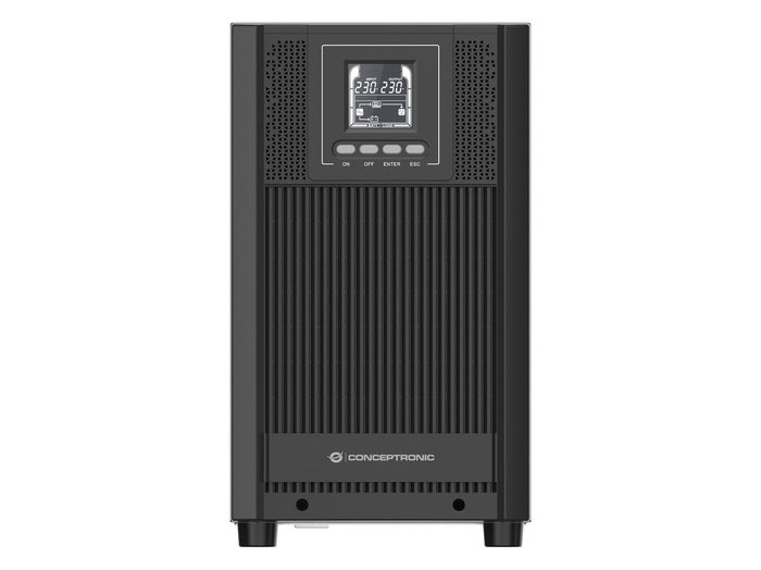 Conceptronic Zeus52Es3K 3000 VA 2700 W Online Onduleur Sinusoïdale Double Conversion Noir