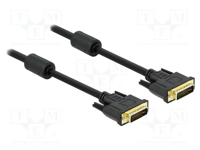 DELOCK Câble DVI-I (24+5) Dual Link 1m DELOCK Câble DVI-I (24+5) Dual Link 1m