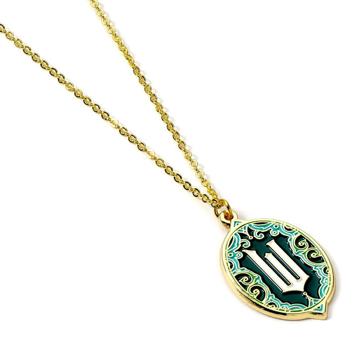 THE CARAT SHOP Collier W Wicked avec émail vert et cristaux
