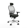 Piqueras y Crespo Chaise de Bureau avec Appui-tête Jorquera 3D086N2 Noir