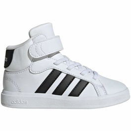 Chaussures de Sport pour Enfants Adidas Grand Court Mid Blanc