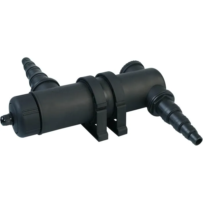 Ubbink AlgClear 20000 - Stérilisateur UV-C 18W pour bassin à poissons jusqu'à 10 m³ - Anti-algues vertes et bactéries - Raccords 1½ pouces Ubbink AlgClear 20000 - Stérilisateur UV-C 18W pour bassin à poissons jusqu'à 10 m³ - Anti-algues vertes et bactéries - Raccords 1½ pouces