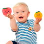 Molto - Set de fruits de jeu d'imitation - 7 pièces (pomme, poire, citron, orange, tomate, banane, fraise) - Jouet éducatif et sensoriel pour enfants dès 12 mois