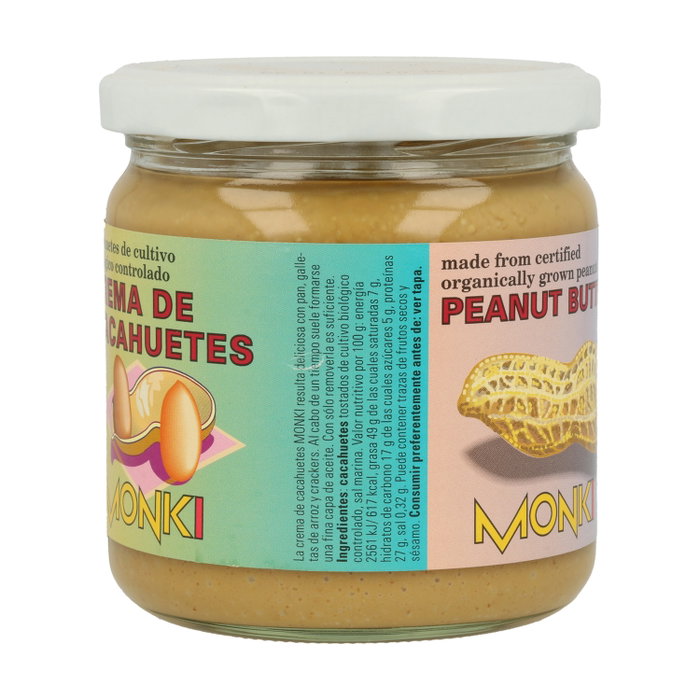 Monki Crème de Cacahuètes Bio 330g Monki Crème de Cacahuètes Bio 330g
