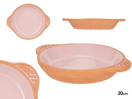 LA DEHESA Cazuela ronde avec anses 20cm Rosa-Marron