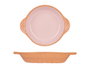 La Dehesa Cazuela en terre cuite ronde avec anses 20 cm rose et marron (Set de 8)