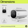 HP Caméra de streaming 4K HP 960 Argent