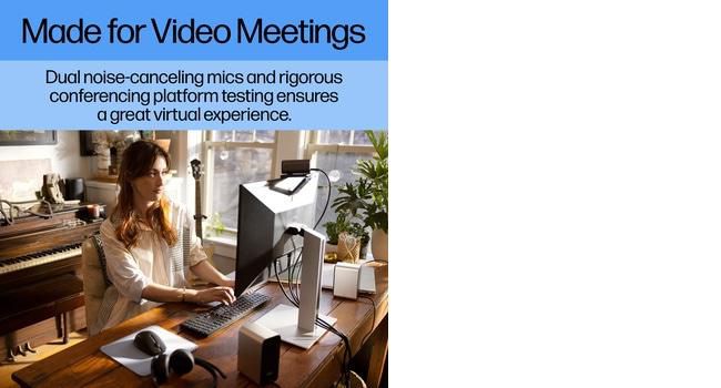 HP Caméra de streaming 4K HP 960 Argent