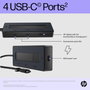 HP Concentrateur USB-C HP 4K Noir
