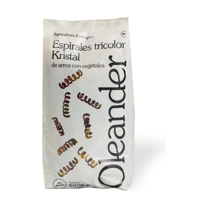 Oleander Spirales tricolores Kristal de riz bio 500 g