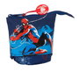 Safta - Porte-tout gobelet Spider-Man Neon 8x19x6cm pour enfant à partir de 3 ans, jouet de collection Marvel