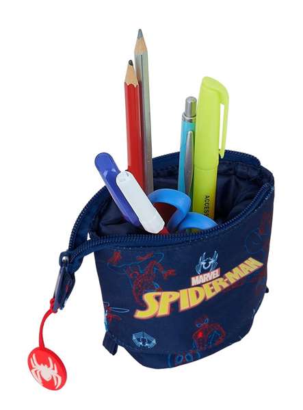 Safta - Porte-tout gobelet Spider-Man Neon 8x19x6cm pour enfant à partir de 3 ans, jouet de collection Marvel Safta - Porte-tout gobelet Spider-Man Neon 8x19x6cm pour enfant à partir de 3 ans, jouet de collection Marvel