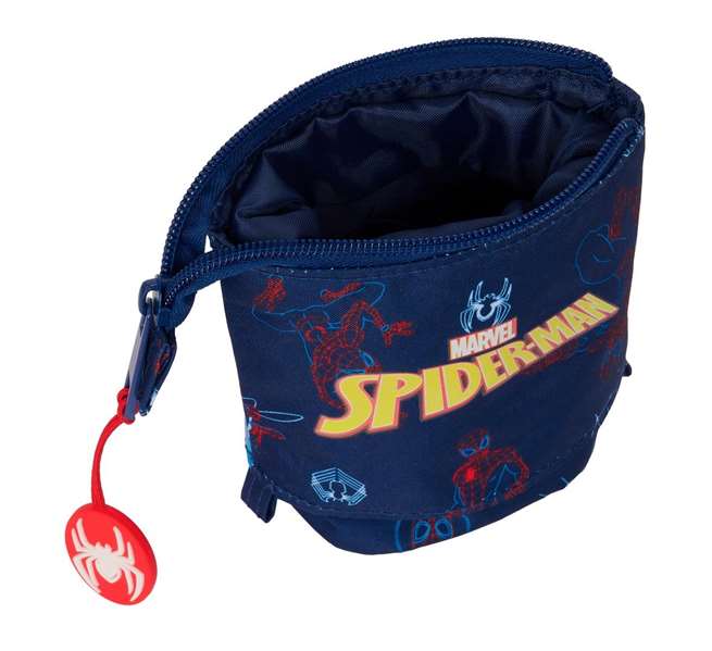 Safta - Porte-tout gobelet Spider-Man Neon 8x19x6cm pour enfant à partir de 3 ans, jouet de collection Marvel Safta - Porte-tout gobelet Spider-Man Neon 8x19x6cm pour enfant à partir de 3 ans, jouet de collection Marvel