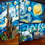 LEGO Ideas Vincent van Gogh - La Nuit Étoilée, Reproduction de Tableau sur Toile