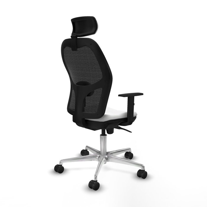 Piqueras y Crespo Chaise de Bureau avec Appui-tête Jorquera Blanc