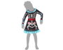 Atosa Déguisement Squelette Coloré pour Fille (10-12 ans)探索