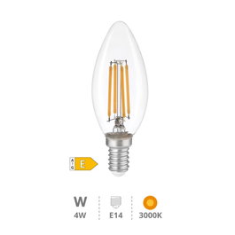 GSC Evolution Ampoule LED Vela Serie Oro 4W E14 3000K