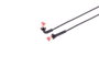 Lanview Câble de raccordement Ethernet CAT6A U/FTP 3 mètres Noir - Gainé Flexible LSZH, Compatible 10 Gbps, Angle à 90°, RJ45