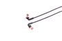 Lanview Câble de raccordement Ethernet CAT6A U/FTP 3 mètres Noir - Gainé Flexible LSZH, Compatible 10 Gbps, Angle à 90°, RJ45