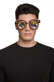 My Other Me Lunettes Steampunk Taille Unique - Pour Adultes, Multilingue (Espagnol, Anglais, Français, Italien, Portugais, Allemand)