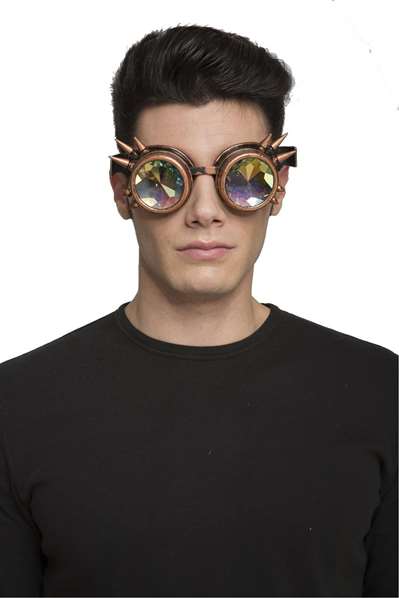 My Other Me Lunettes Steampunk Taille Unique - Pour Adultes, Multilingue (Espagnol, Anglais, Français, Italien, Portugais, Allemand)
