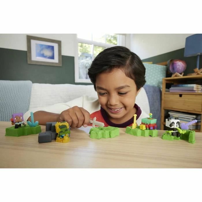 Mattel Minecraft Mini Têtes Modulables - Assortiment de figurines (modèle aléatoire)