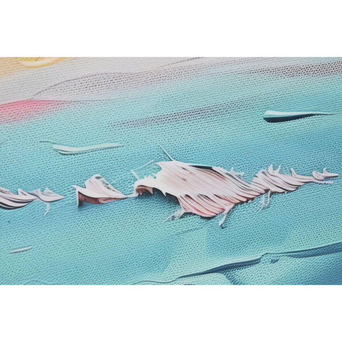 Home ESPRIT Cadre Plage méditerranéen 80 x 3,5 x 120 cm (2 Unités)