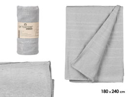 GIFTDECOR MULTIUSOS EVER RAYAS GRIS 180X240CM