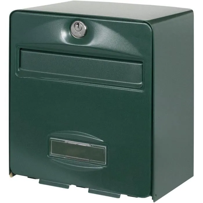 Burg-Wächter Balthazar Mini Boîte aux lettres murale en acier galvanisé Vert