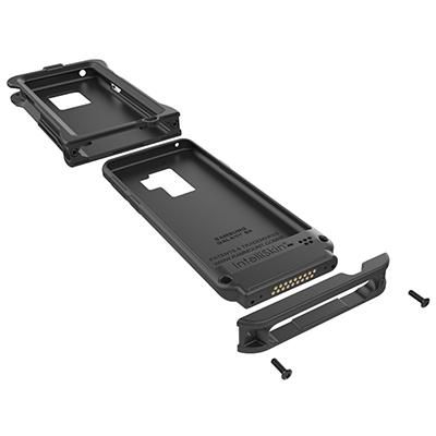 RAM Mounts IntelliSkin HD Coque de Protection Militaire Grade avec Contacts Docking pour Samsung Galaxy S9 - Compatible Écosystème GDS et Support RAM